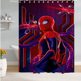 Spiderman Superhero Shower Curtain Waterproof Bath Curtains Bathroom Decor With Hooks
